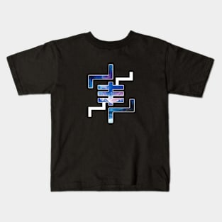 Fractured sky - Futuristic Design Kids T-Shirt